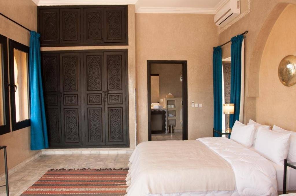 Chambre double hôtel à Marrakech au Maroc