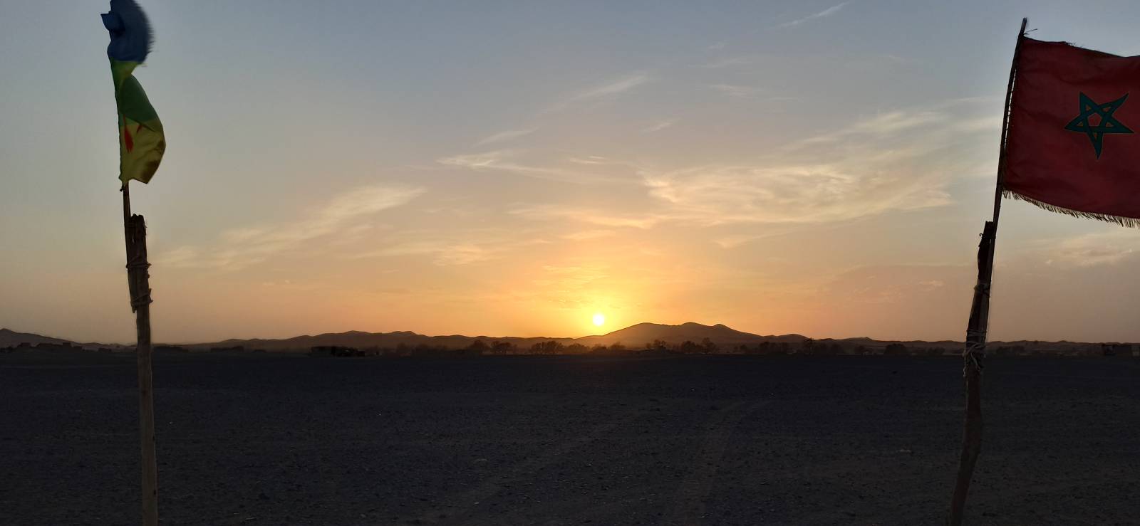 Camps de Nomade dans le desert de Merzouga au Maroc