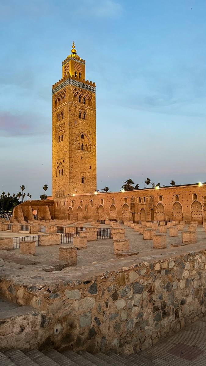 la Koutoubia a Marrakech au Maroc