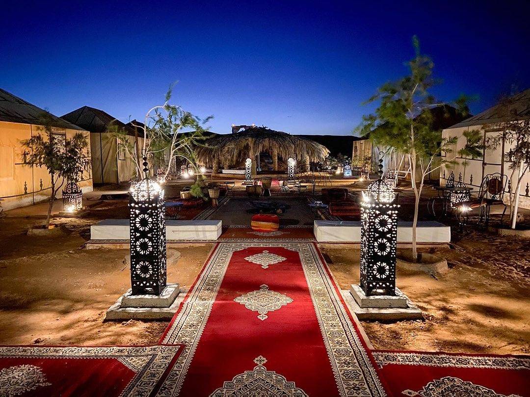 Camps luxe dans le désert de Merzouga au Maroc