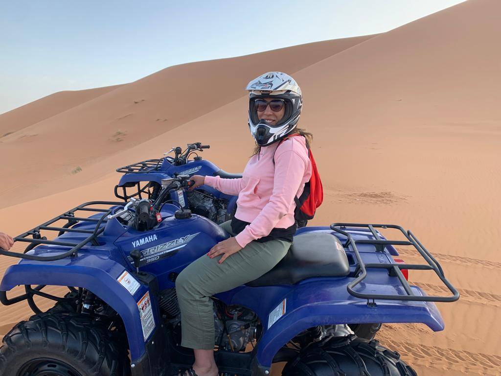 Quad dans le desert d Agafay