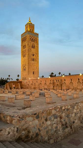 la Koutoubia a Marrakech au Maroc