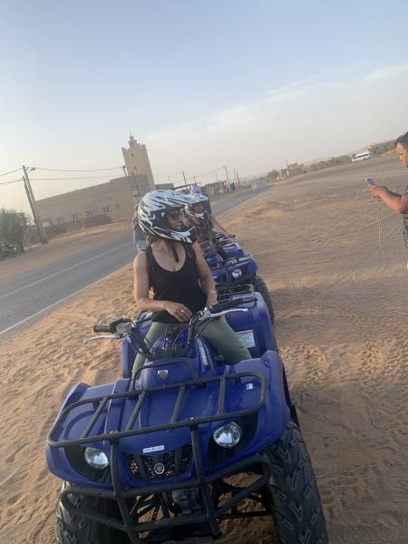 Quad a la Palmeraie a Marrakech au Maroc