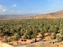 village sur le chemin du desert de Merzouga
