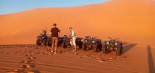 excursion en Quad dans le désert d'agafay au Maroc