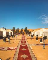 Bivouac ou camps dans le désert de Merzouga 
