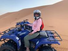 Quad dans le desert d Agafay